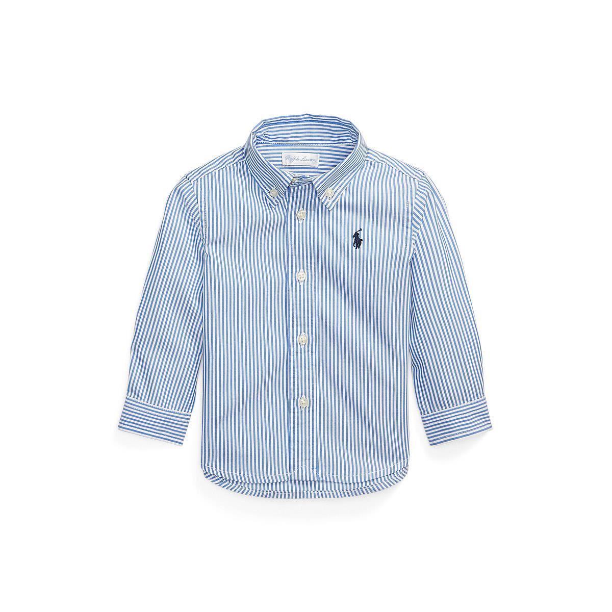 Polo Ralph Lauren Striped Cotton Oxford Shirt 3M-24M